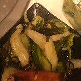 きゅうりと白菜の塩昆布サラダ
